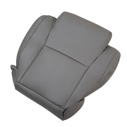 For 2007-2013 Toyota Tundra & Sequoia Driver Bottom Leather Seat Cover Gray