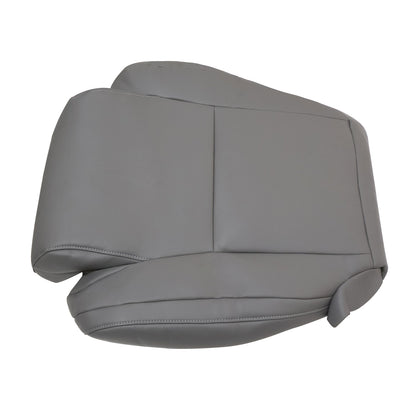 For 2007-2013 Toyota Tundra & Sequoia Driver Bottom Leather Seat Cover Gray