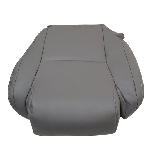 For 2007-2013 Toyota Tundra & Sequoia Driver Bottom Leather Seat Cover Gray