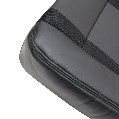 For 2010-2014 Ford F-150  SVT F150 Driver Bottom Leather Seat Cover Black