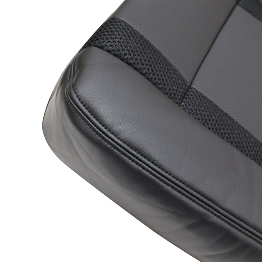 For 2010-2014 Ford F-150  SVT F150 Driver Bottom Leather Seat Cover Black