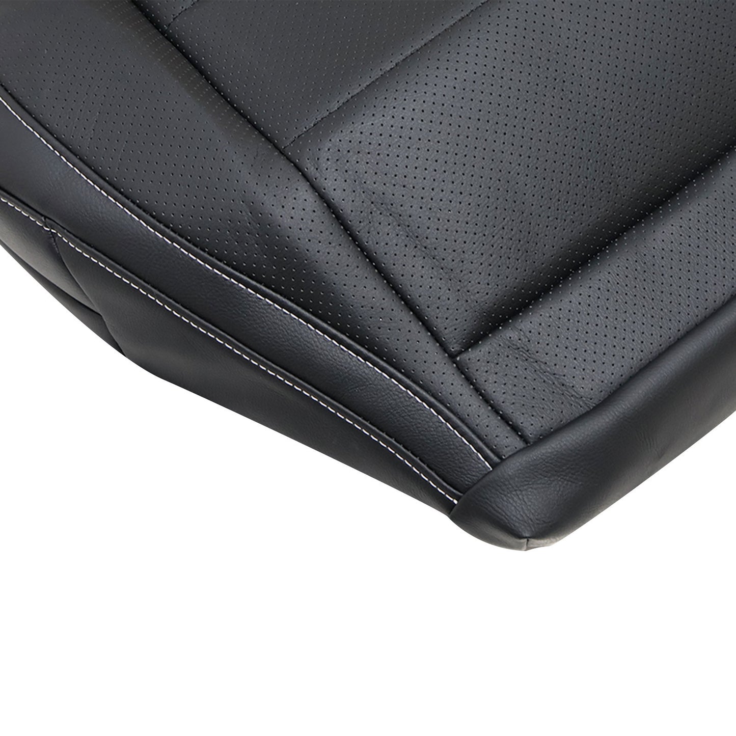 Passenger Bottom Leather A/C Seat Cover Black For 2020-2024 Mercedes Benz GLE350