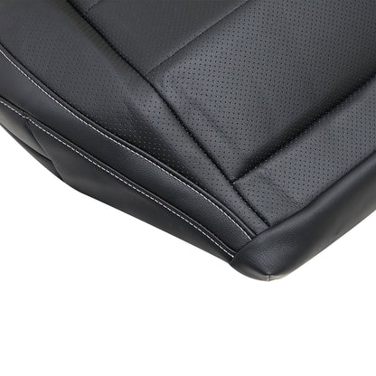 Passenger Bottom Leather A/C Seat Cover Black For 2020-2024 Mercedes Benz GLE350