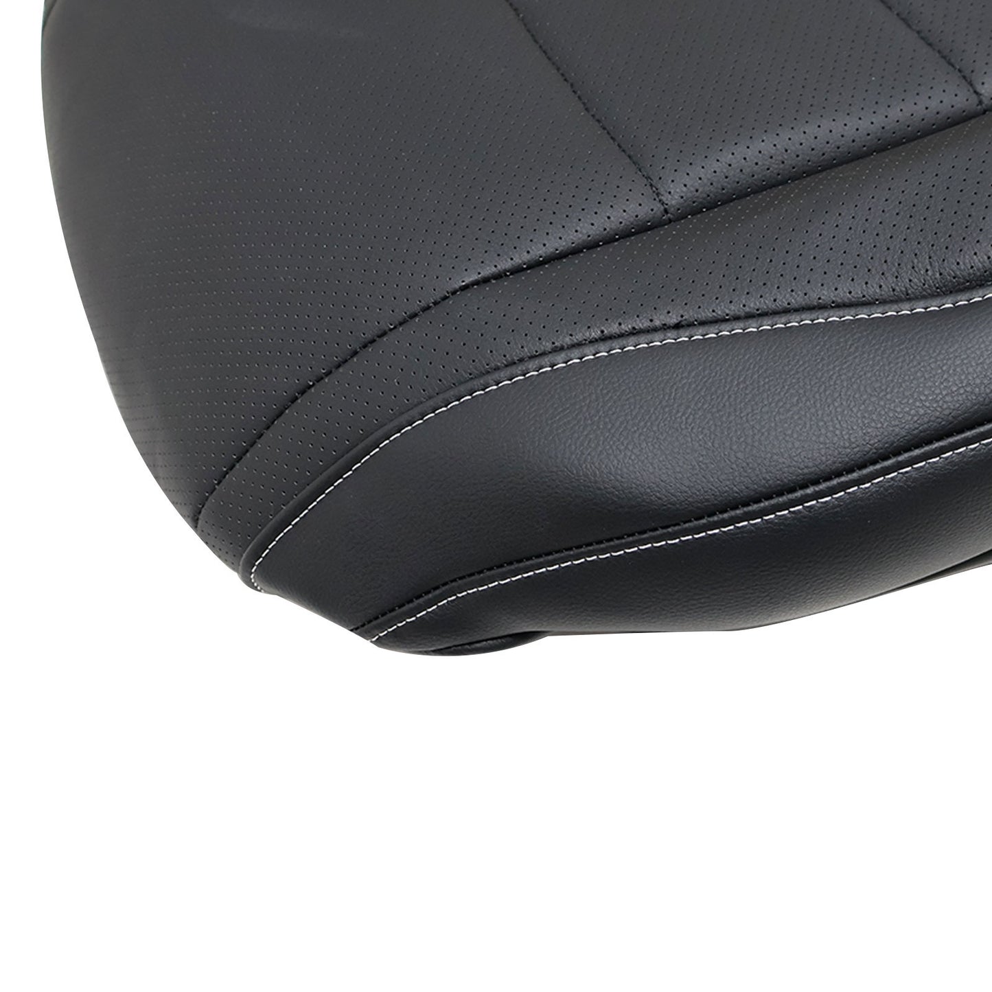 Passenger Bottom Leather A/C Seat Cover Black For 2020-2024 Mercedes Benz GLE350