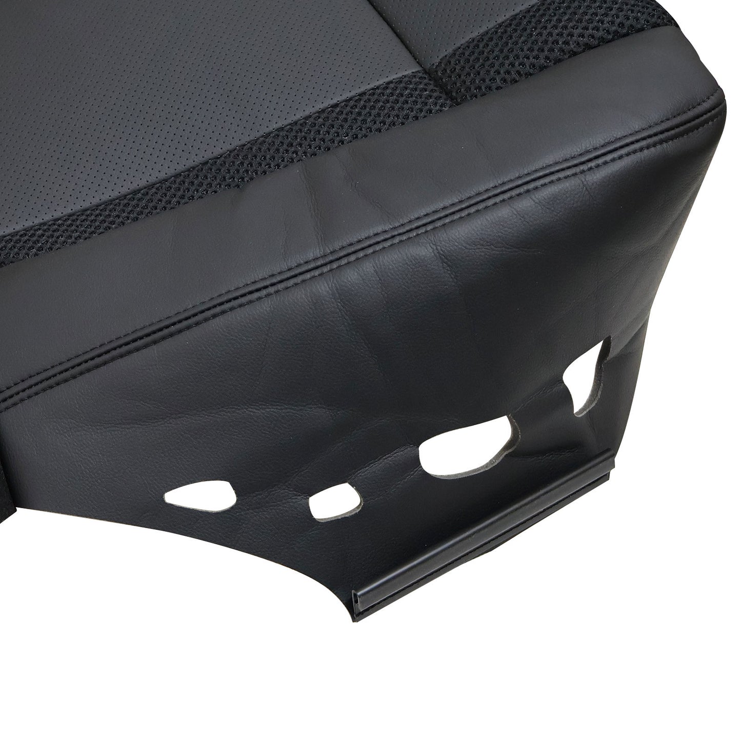 For 2010 2011 2012-2014 Ford F150 SVT Passenger Bottom Seat Cover Black