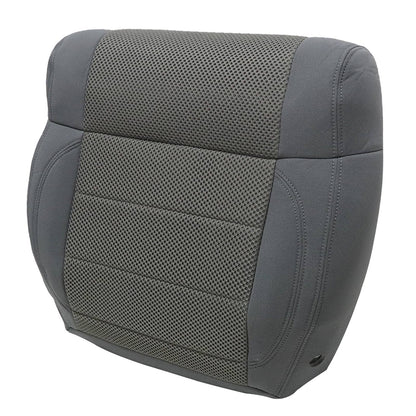 Passenger Side Bottom Cloth Seat Cover Medium Slate Gray For 2007 Jeep Wrangler