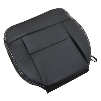 For 2004-2008 Ford F150 Lariat XLT Driver Bottom PERF Leather Seat Cover Black