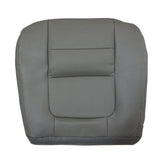 Driver Side Bottom Leather Seat Cover Gray Fits 2001 Ford F250 F350 Lariat XLT