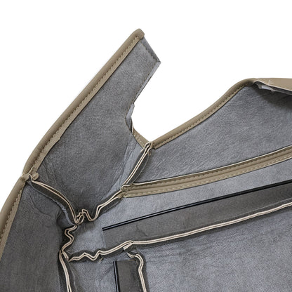 New Fits 1990-1997 Toyota Land Cruiser Front Driver Bottom Leather Seat Cover