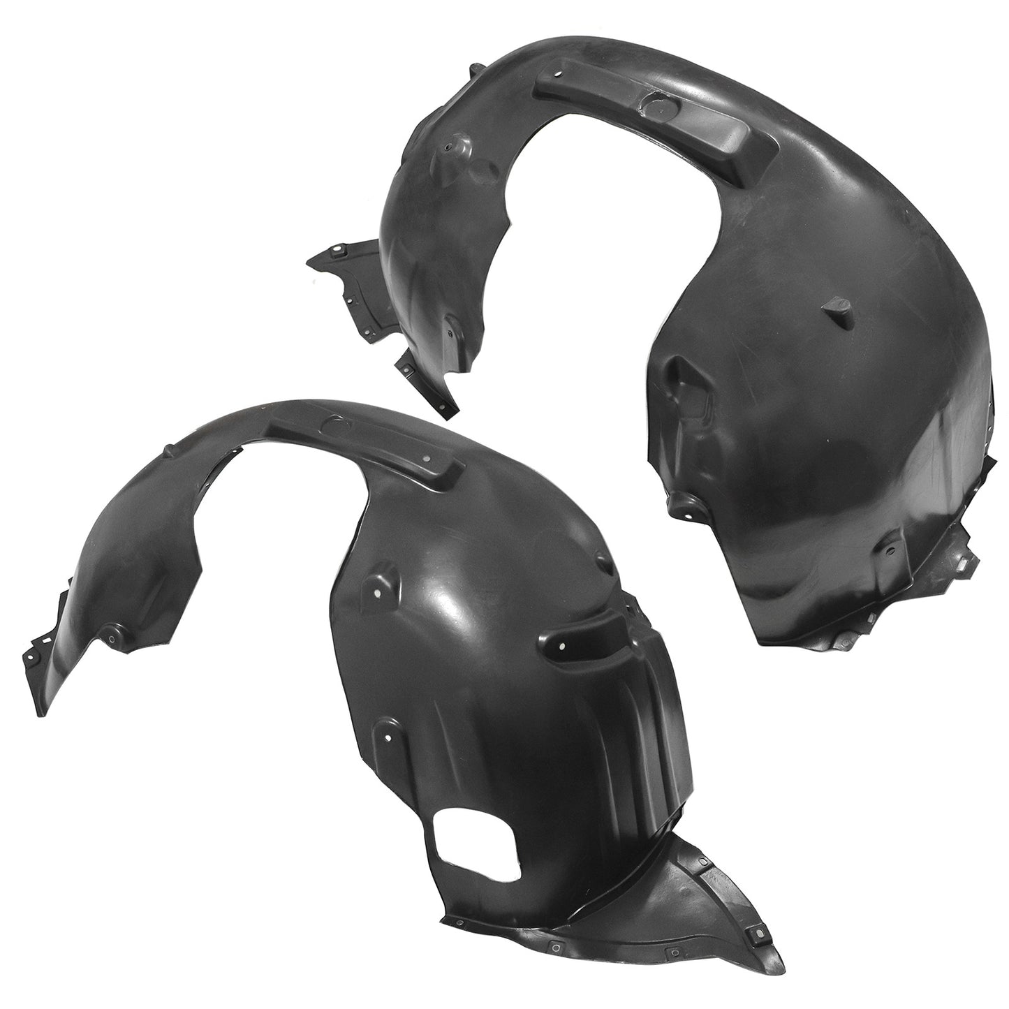 For 15-20 A3 Convertible & Sedan Front Splash Shield Inner Fender Liner Set Pair