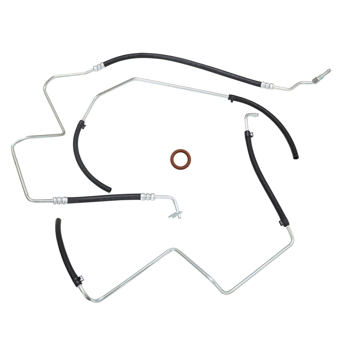 Power Steering Pressure Return Hose Assembly Set 3pc For Trailblazer Envoy