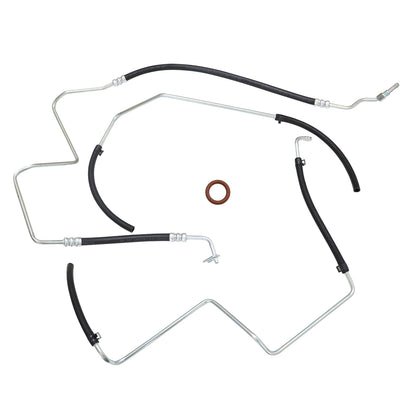 Power Steering Pressure Return Hose Assembly Set 3pc For Trailblazer Envoy