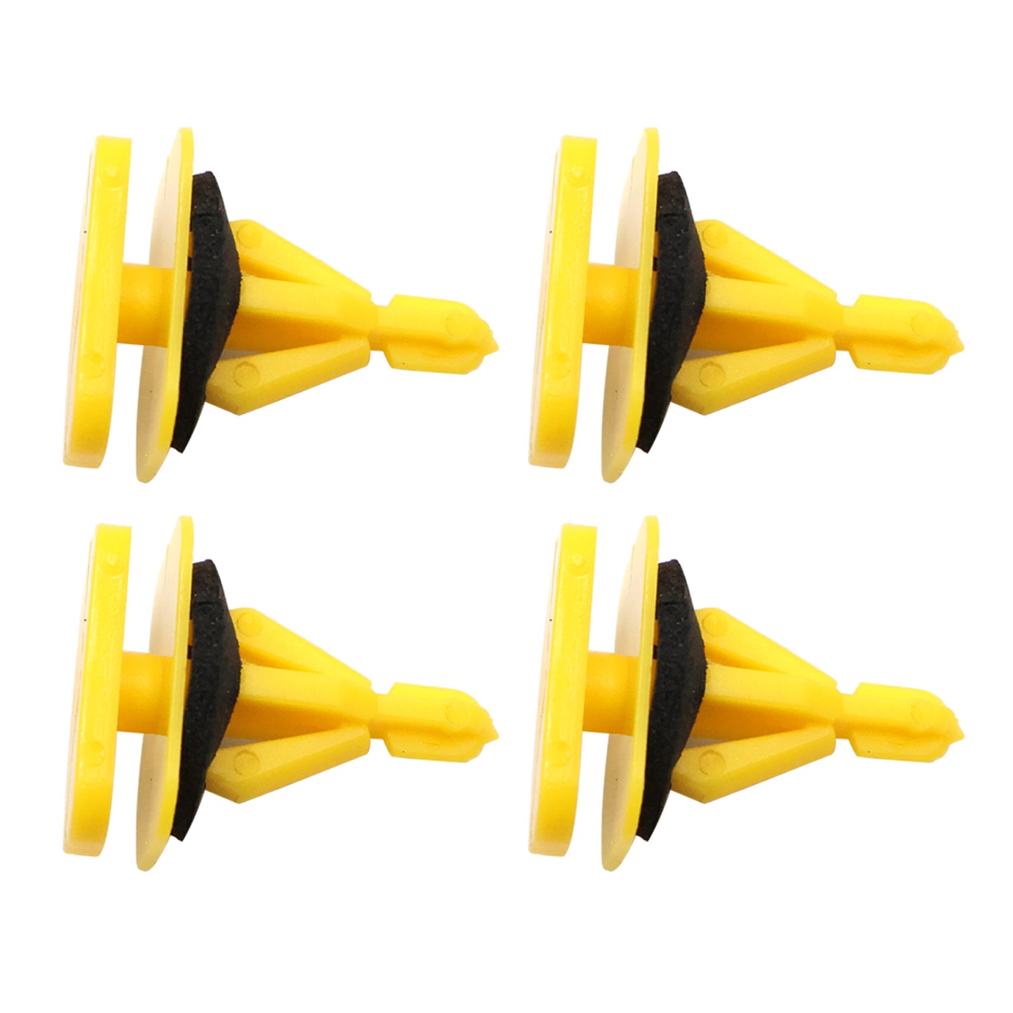 4PC NEW LOWER CAB MOLDING CLIPS WITH SEALERS FOR FORD F-150 F-250 2015-2023 2024