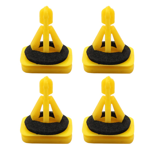 4PC NEW LOWER CAB MOLDING CLIPS WITH SEALERS FOR FORD F-150 F-250 2015-2023 2024
