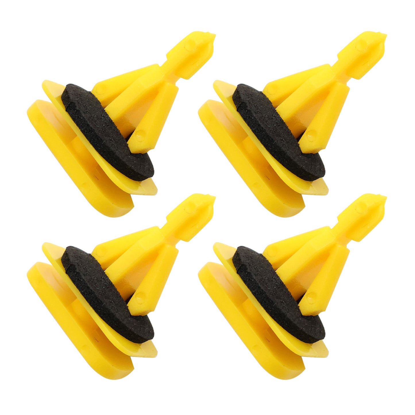 4PC NEW LOWER CAB MOLDING CLIPS WITH SEALERS FOR FORD F-150 F-250 2015-2023 2024