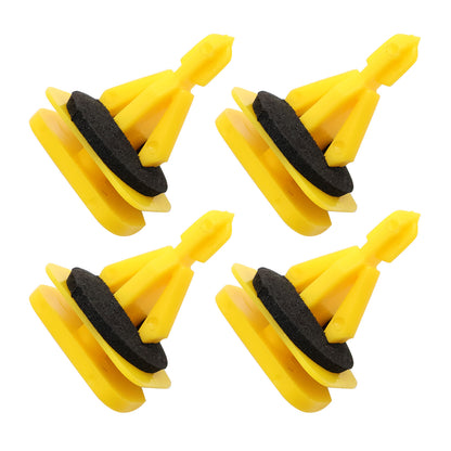 4PC NEW LOWER CAB MOLDING CLIPS WITH SEALERS FOR FORD F-150 F-250 2015-2023 2024