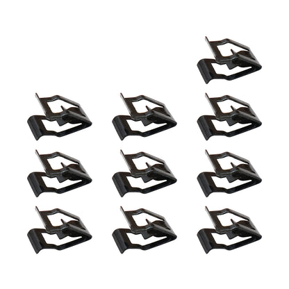 10 Fit Car Console Dash Dashboard Trim Metal Retainer Clips Interior Accessories