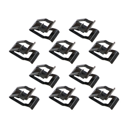 10 Fit Car Console Dash Dashboard Trim Metal Retainer Clips Interior Accessories