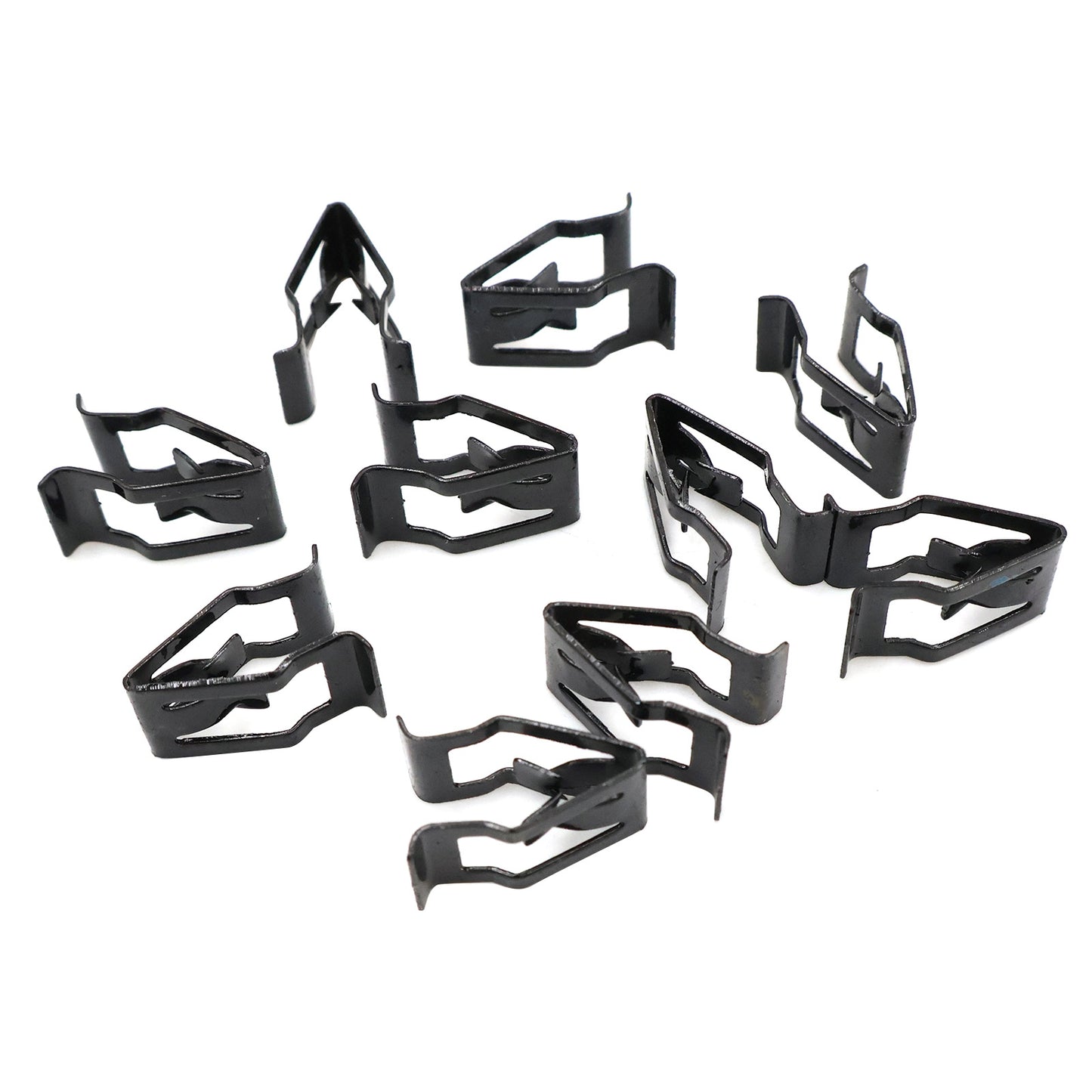 10 Fit Car Console Dash Dashboard Trim Metal Retainer Clips Interior Accessories
