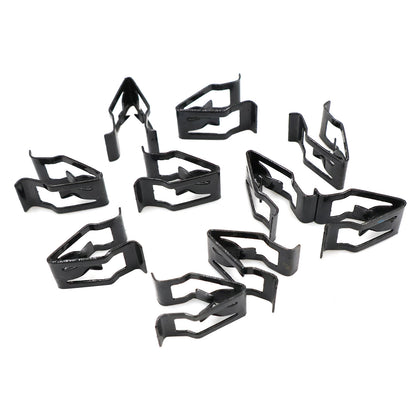 10 Fit Car Console Dash Dashboard Trim Metal Retainer Clips Interior Accessories