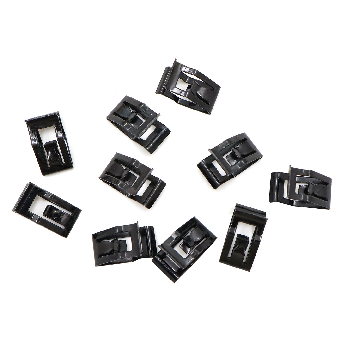 10 Fit Car Console Dash Dashboard Trim Metal Retainer Clips Interior Accessories