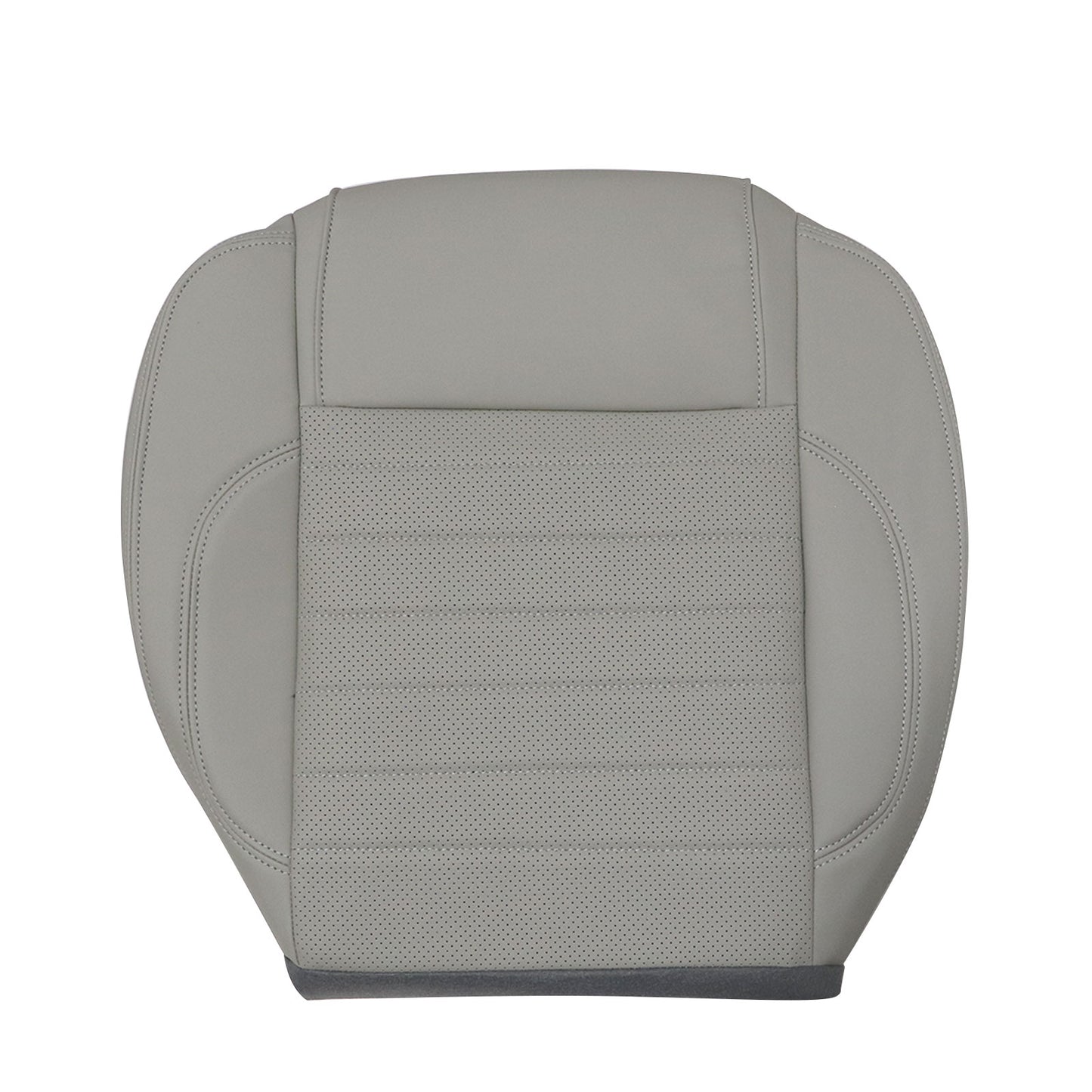 2010 2011 2012 2013 2014 For Ford Mustang Passenger Bottom Seat Cover Light Gray