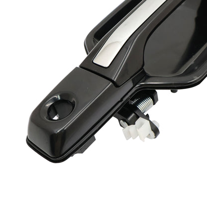 Front Left Driver Outside Door Handle Black&Chrome Fits 01-06 Mitsubishi Montero