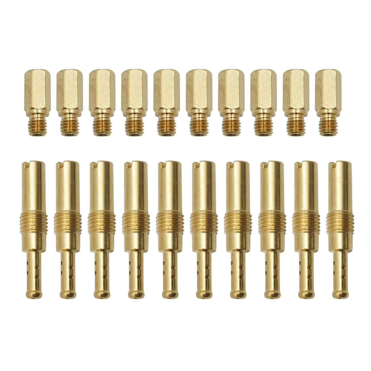 For PWK Keihin OKO CVK PWM 10Pcs Slow Pilot Jet 10Pcs Carburetor Main Jet kit