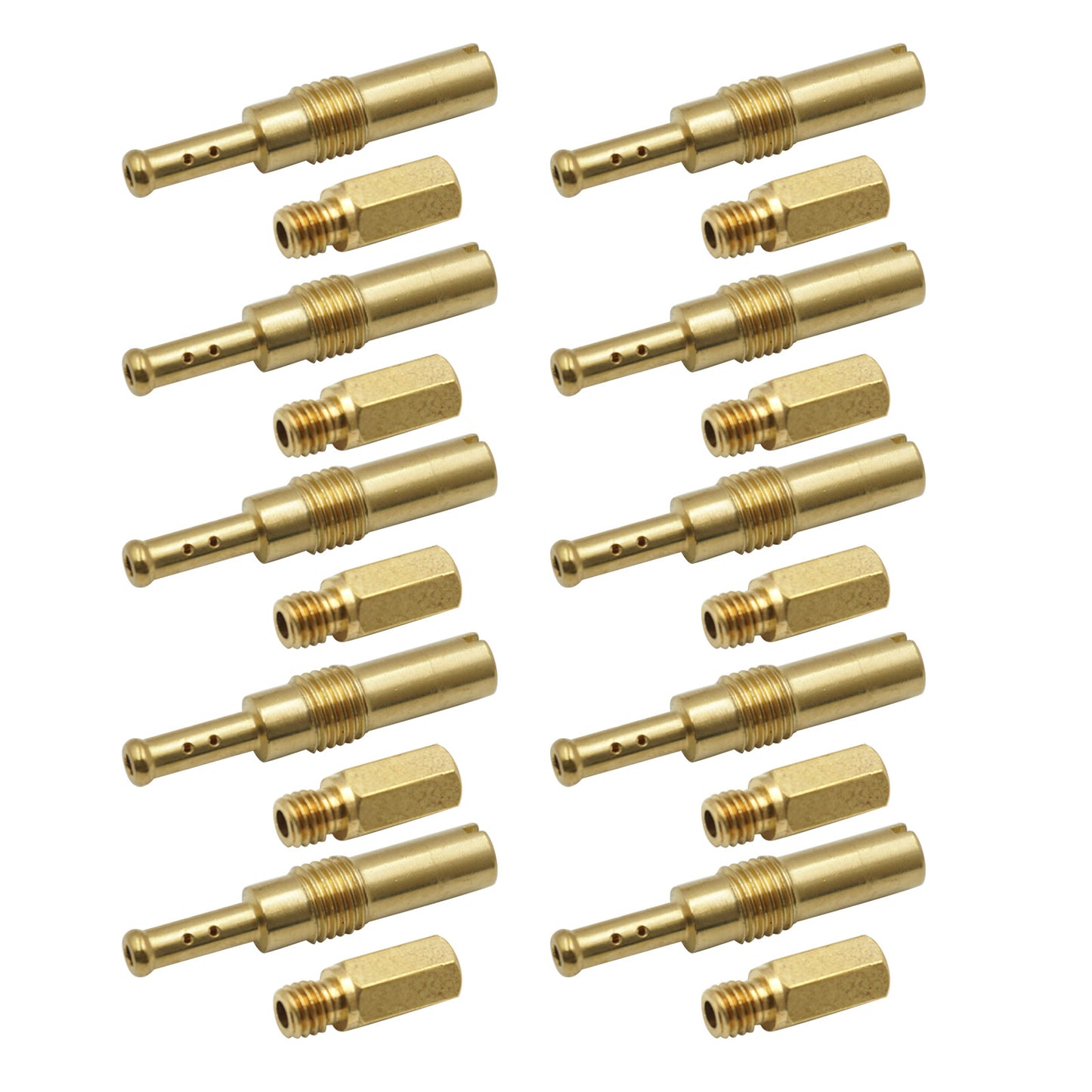 For PWK Keihin OKO CVK PWM 10Pcs Slow Pilot Jet 10Pcs Carburetor Main Jet kit