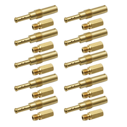For PWK Keihin OKO CVK PWM 10Pcs Slow Pilot Jet 10Pcs Carburetor Main Jet kit
