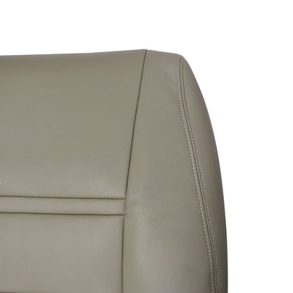 Passenger Lean Back Leather Seat Cover Tan For 1990-1997 Toyota Land Cruiser