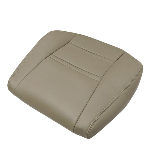 Passenger Lean Back Leather Seat Cover Tan For 1990-1997 Toyota Land Cruiser