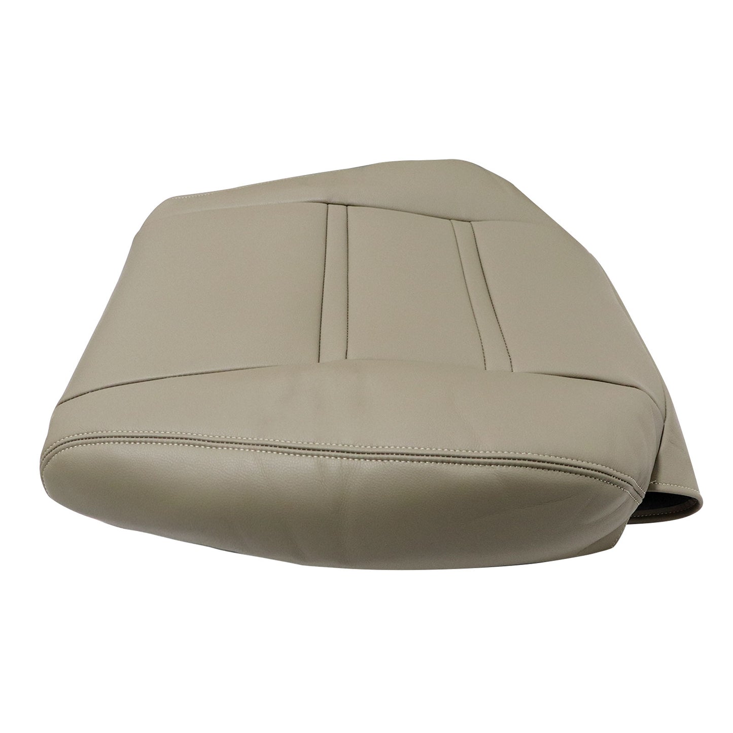 Passenger Lean Back Leather Seat Cover Tan For 1990-1997 Toyota Land Cruiser