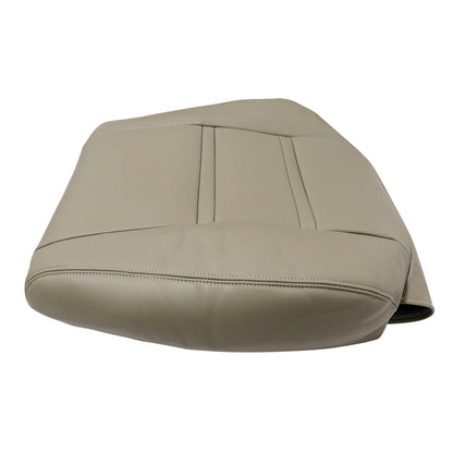 Passenger Lean Back Leather Seat Cover Tan For 1990-1997 Toyota Land Cruiser