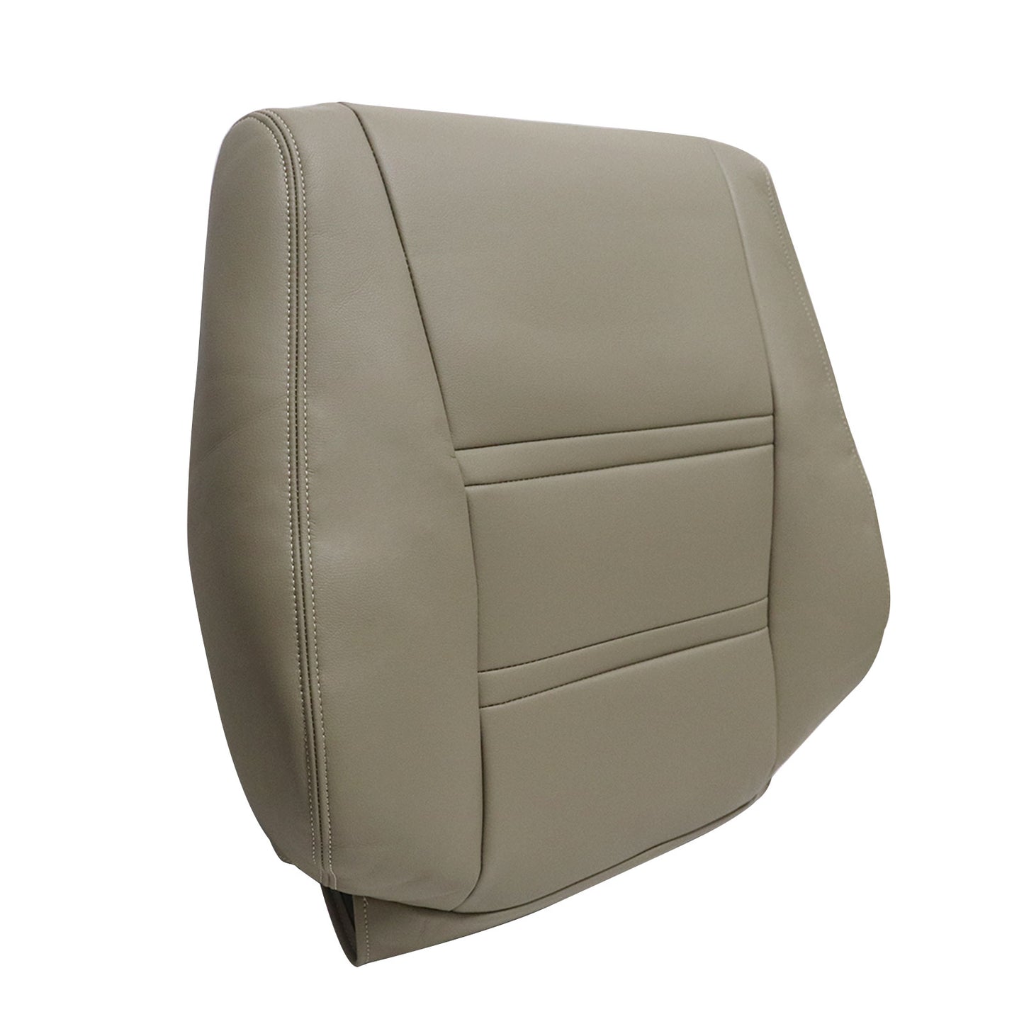 Passenger Lean Back Leather Seat Cover Tan For 1990-1997 Toyota Land Cruiser