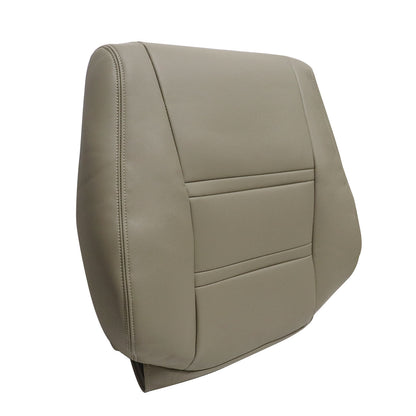 Passenger Lean Back Leather Seat Cover Tan For 1990-1997 Toyota Land Cruiser