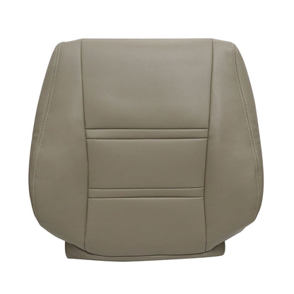 Passenger Lean Back Leather Seat Cover Tan For 1990-1997 Toyota Land Cruiser