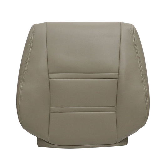 Passenger Lean Back Leather Seat Cover Tan For 1990-1997 Toyota Land Cruiser