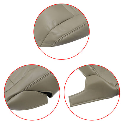 New Fits 1990-1997 Toyota Land Cruiser Passenger Bottom Leather Seat Covers Tan