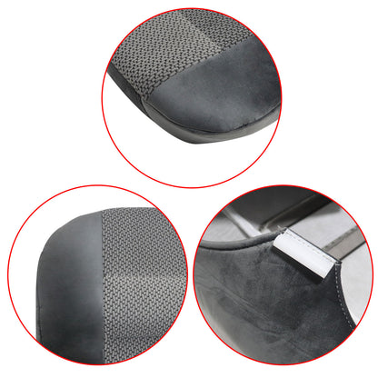 For 2001 Ford F250 F350 F450 XLT Driver Bottom Replacement Cloth Seat Cover Gray