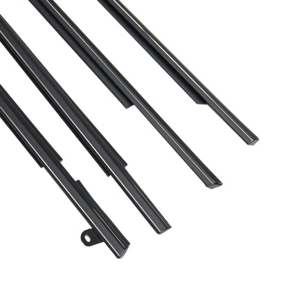 4pc For Venza 09-16 FL FR RL RR Chrome Outside Window Moulding Weatherstrip Seal