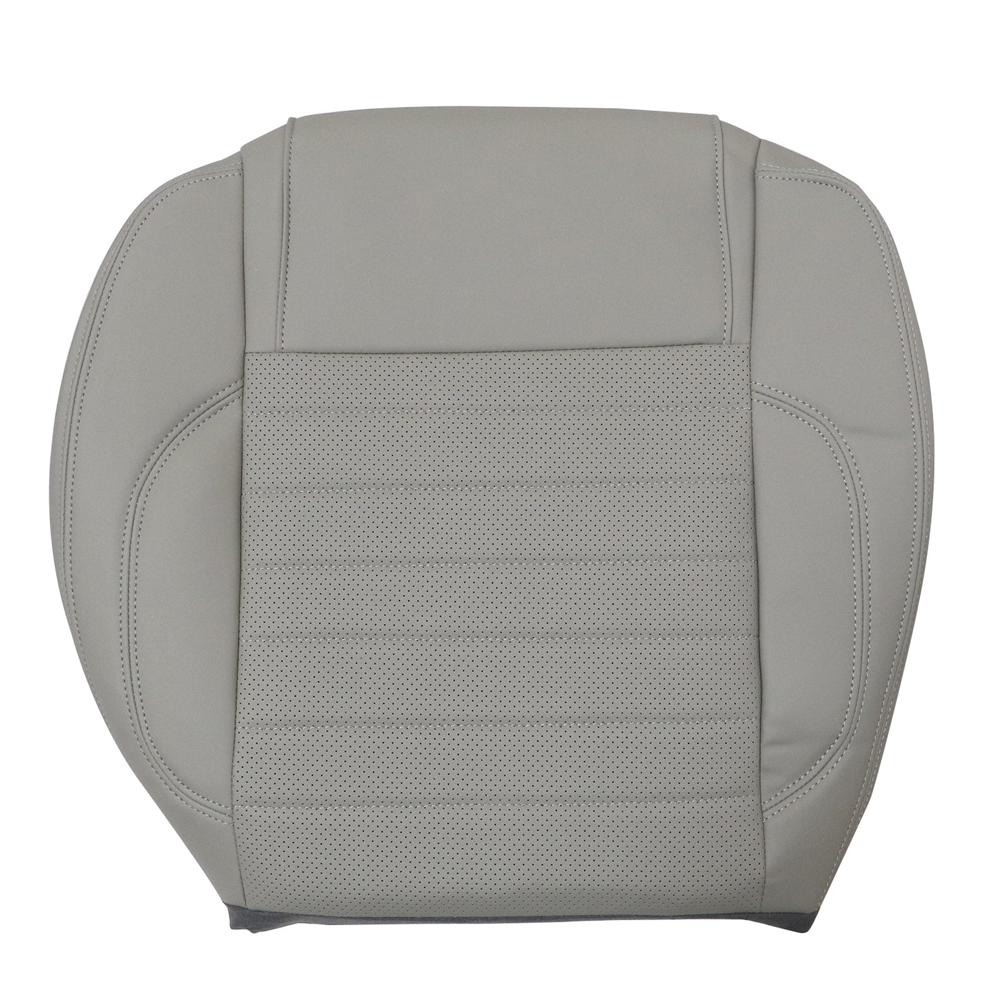 2010 2011 2012 2013 2014 For Ford Mustang GT Driver Bottom Seat Cover Light Gray