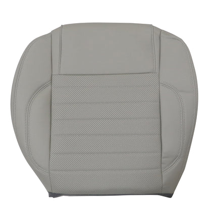 2010 2011 2012 2013 2014 For Ford Mustang GT Driver Bottom Seat Cover Light Gray