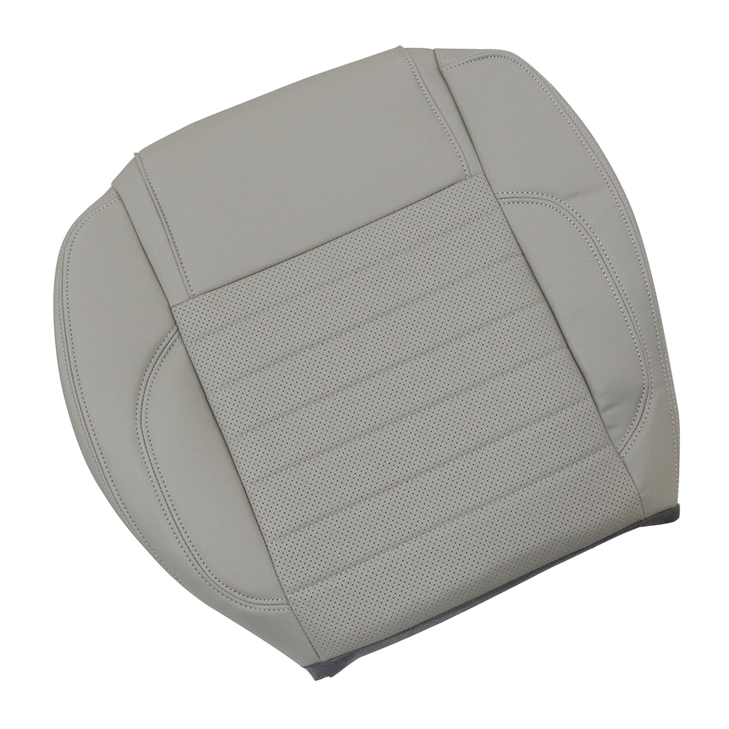 2010 2011 2012 2013 2014 For Ford Mustang GT Driver Bottom Seat Cover Light Gray