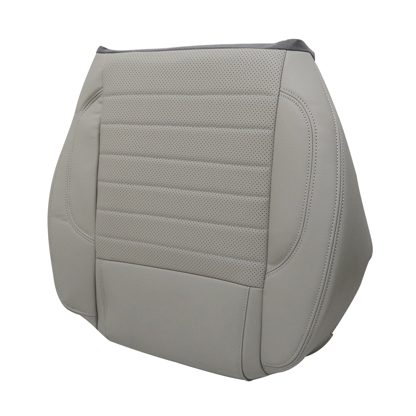 2010 2011 2012 2013 2014 For Ford Mustang GT Driver Bottom Seat Cover Light Gray