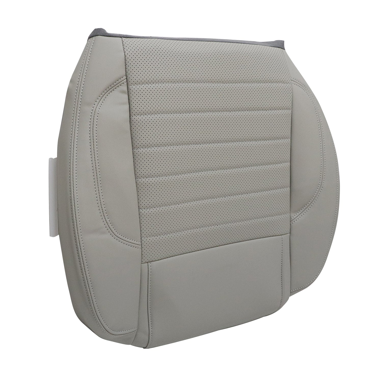 2010 2011 2012 2013 2014 For Ford Mustang GT Driver Bottom Seat Cover Light Gray