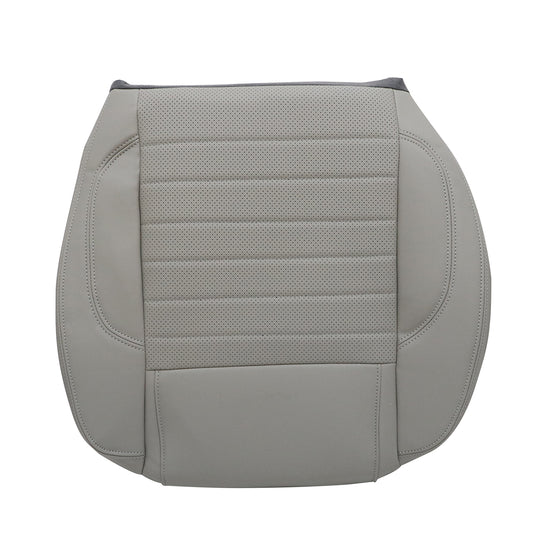 2010 2011 2012 2013 2014 For Ford Mustang GT Driver Bottom Seat Cover Light Gray