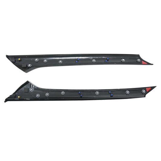 New 2Pcs Windshield Side Pillar Molding Black Fits For Hyundai IX25 Creta 15-19