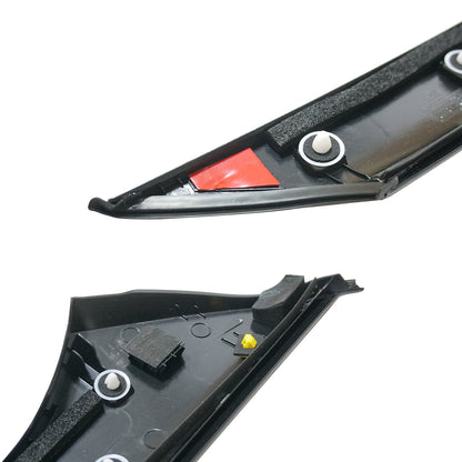 New 2Pcs Windshield Side Pillar Molding Black Fits For Hyundai IX25 Creta 15-19