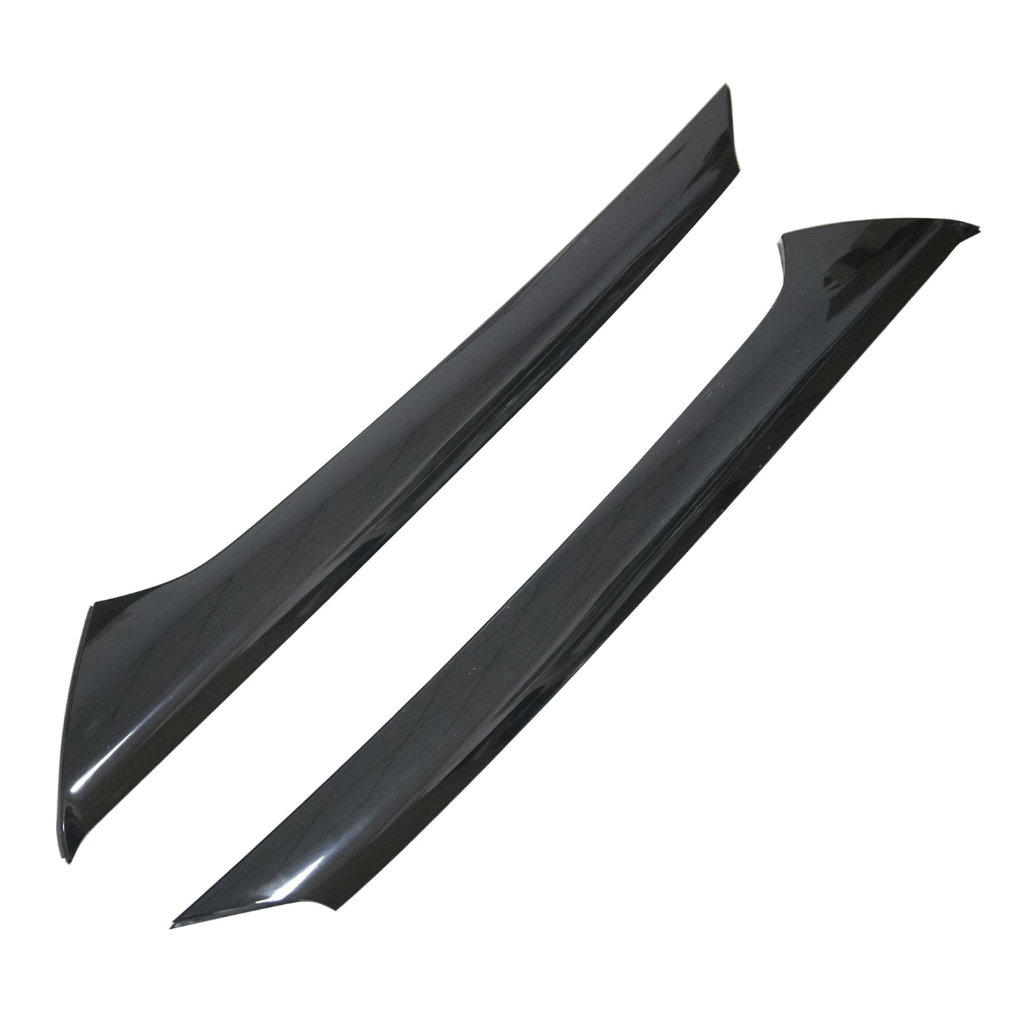 New 2Pcs Windshield Side Pillar Molding Black Fits For Hyundai IX25 Creta 15-19